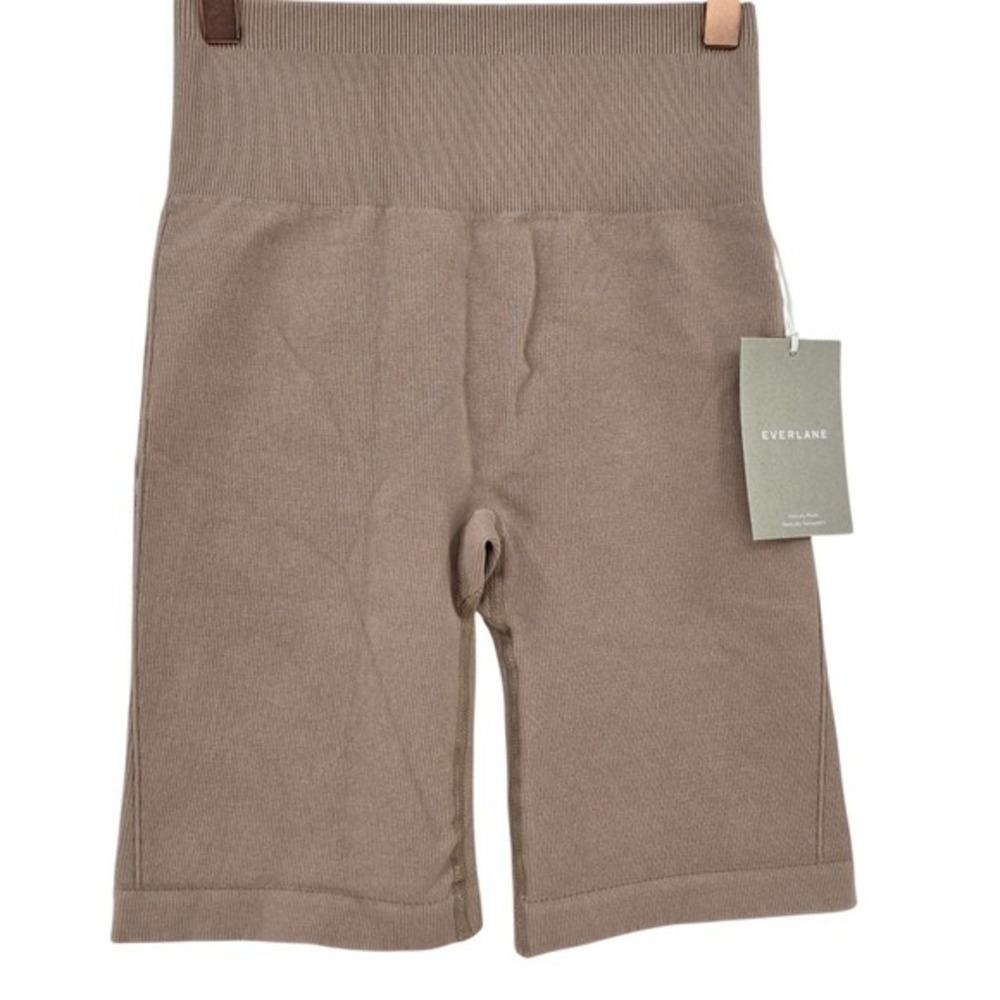 Everlane Womens XS/S Seamless Bike Shorts‎ in Mocha NWT